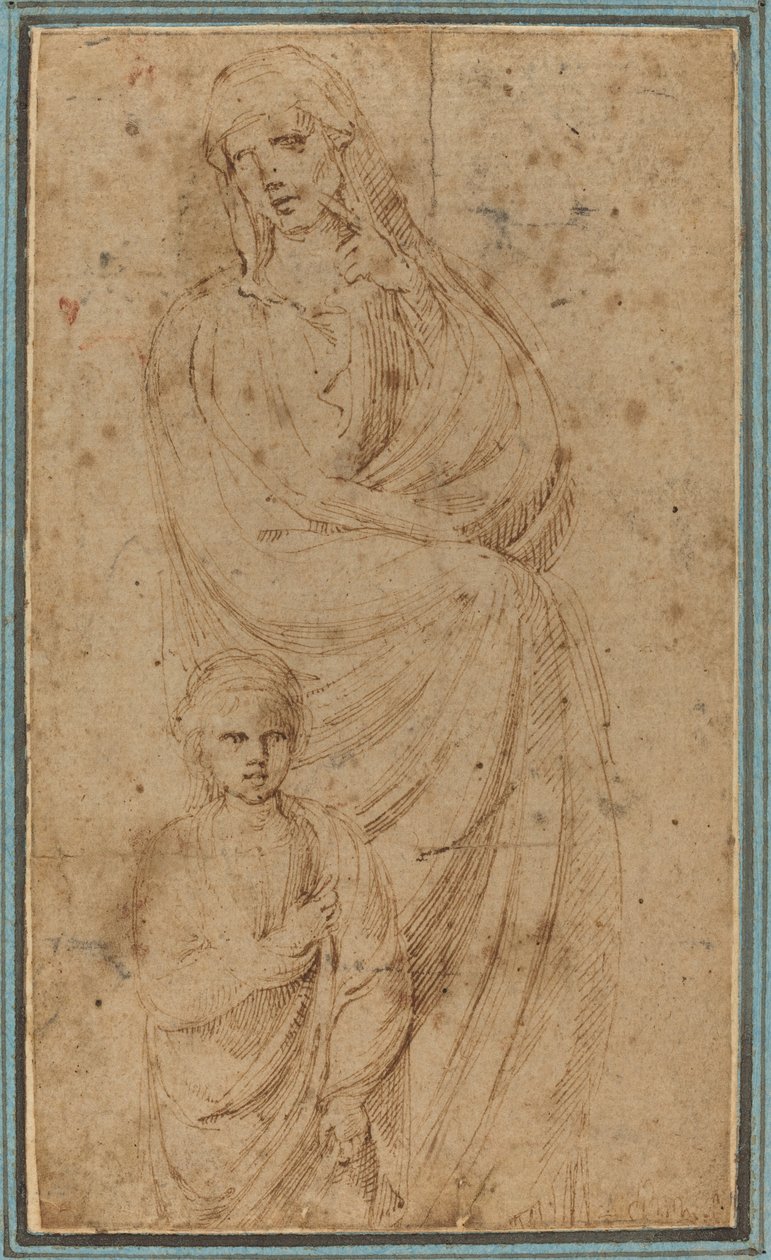 Dos figuras de Girolamo da Carpi