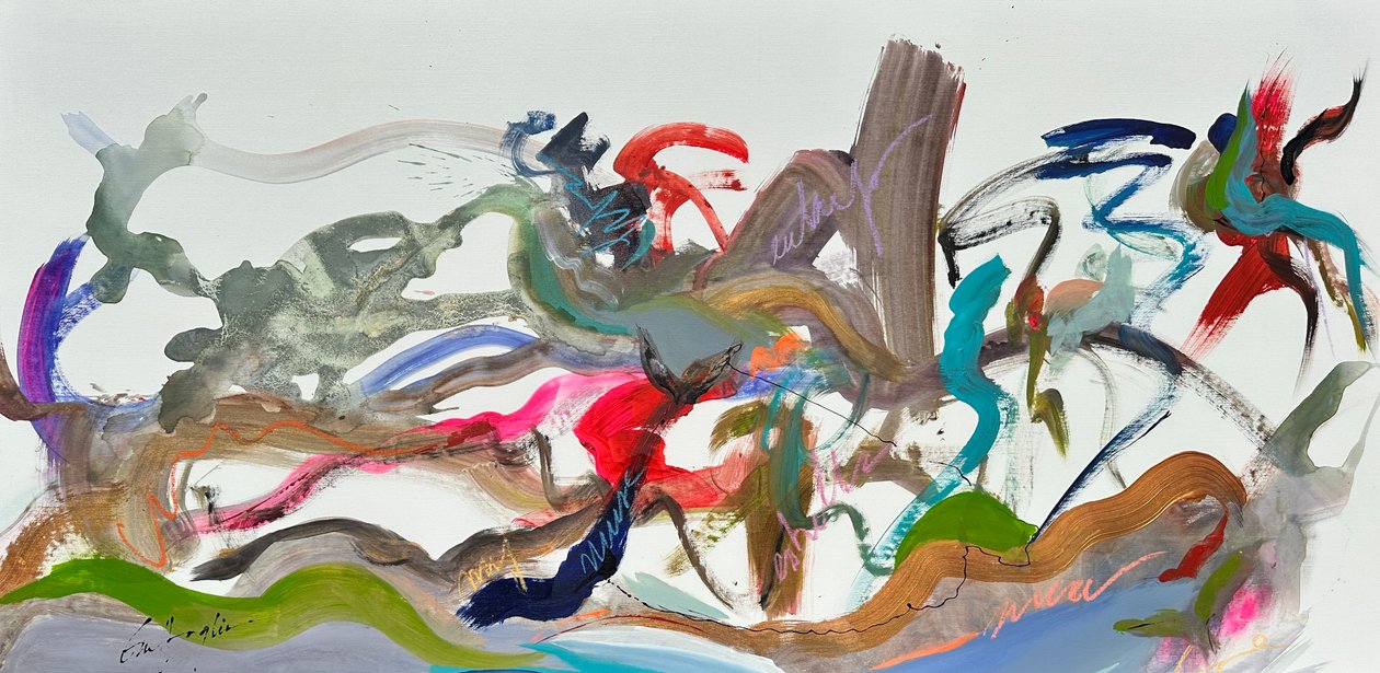 Amar la naturaleza (pintura) de Gisela Gaffoglio
