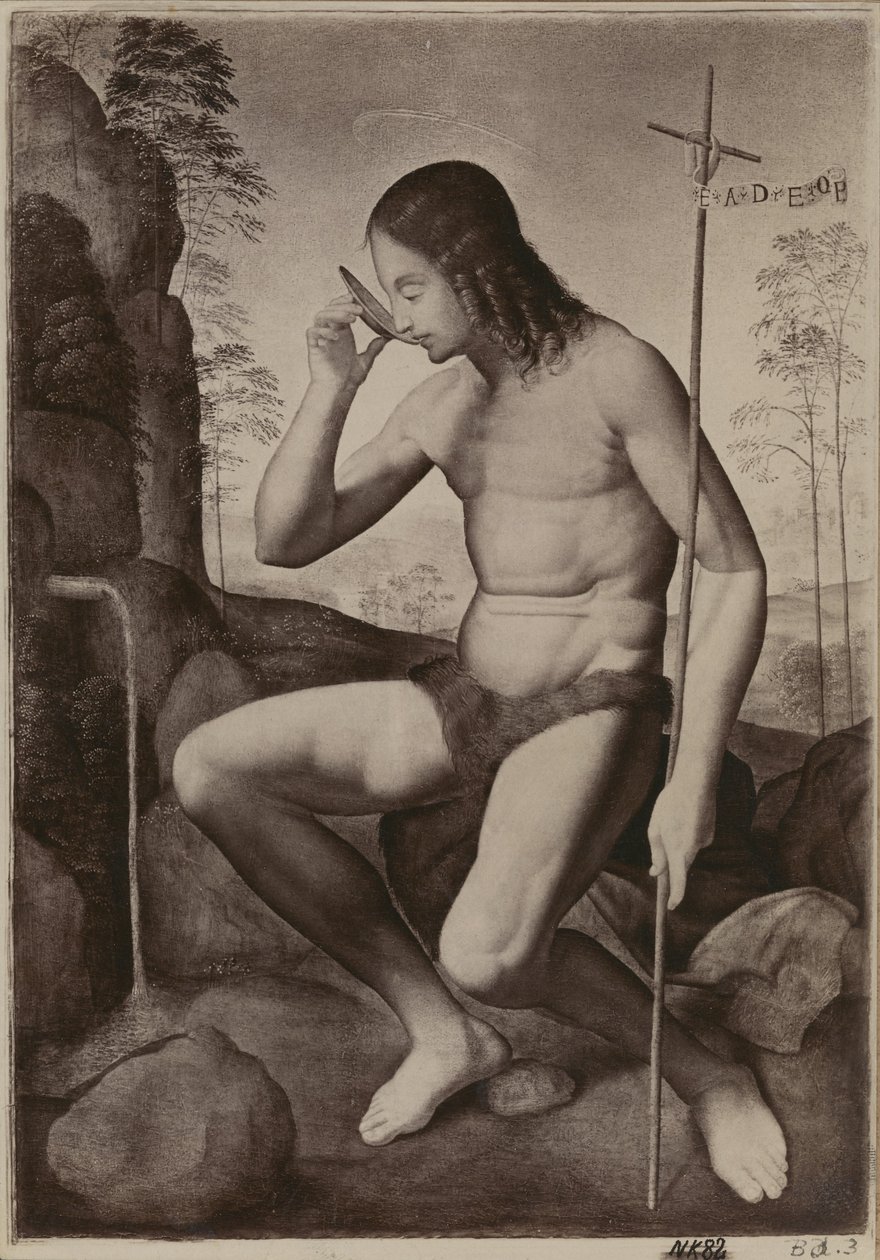 San Juan Bautista en el desierto de Giuliano Bugiardini