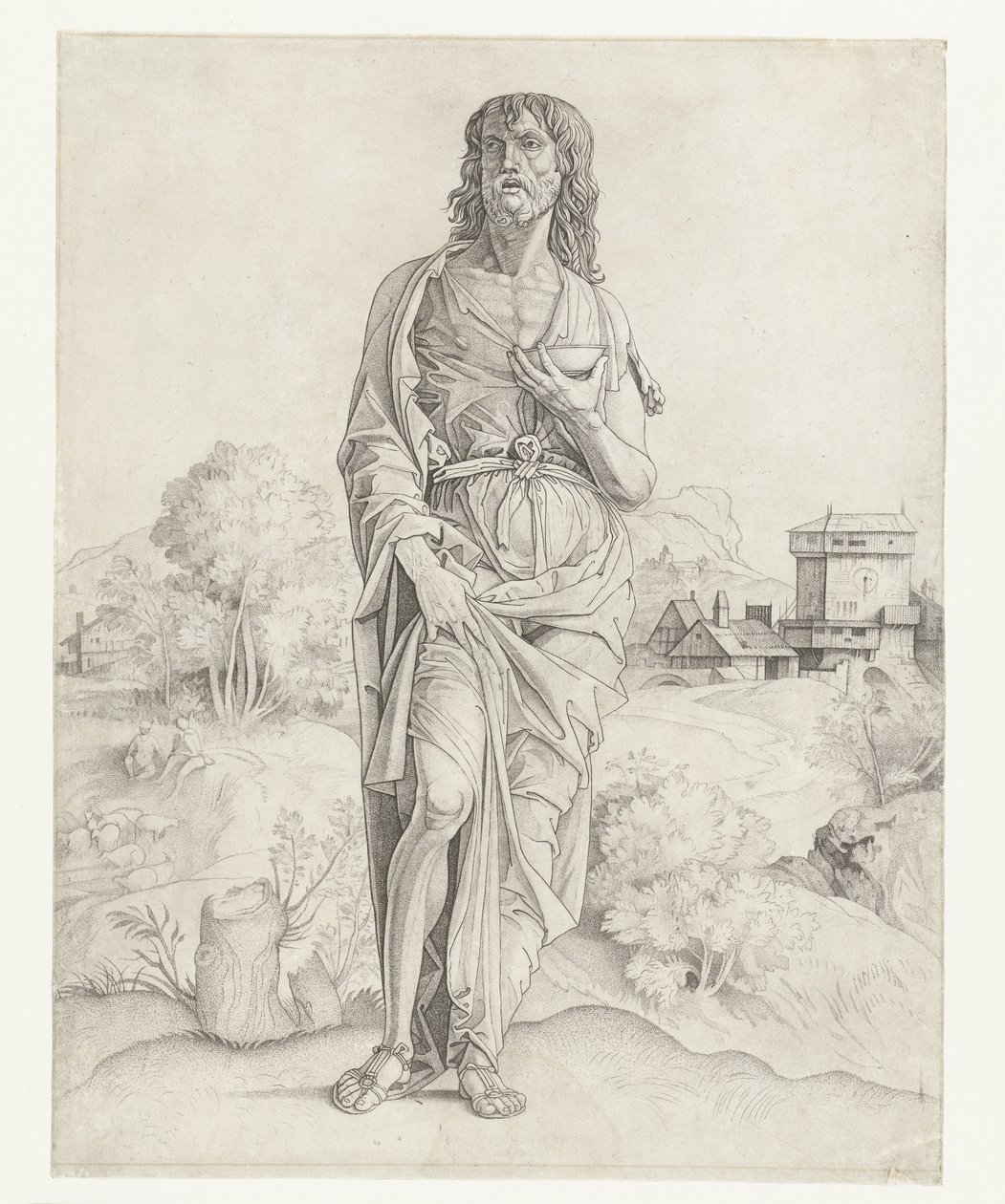 Juan el Bautista de Giulio Campagnola