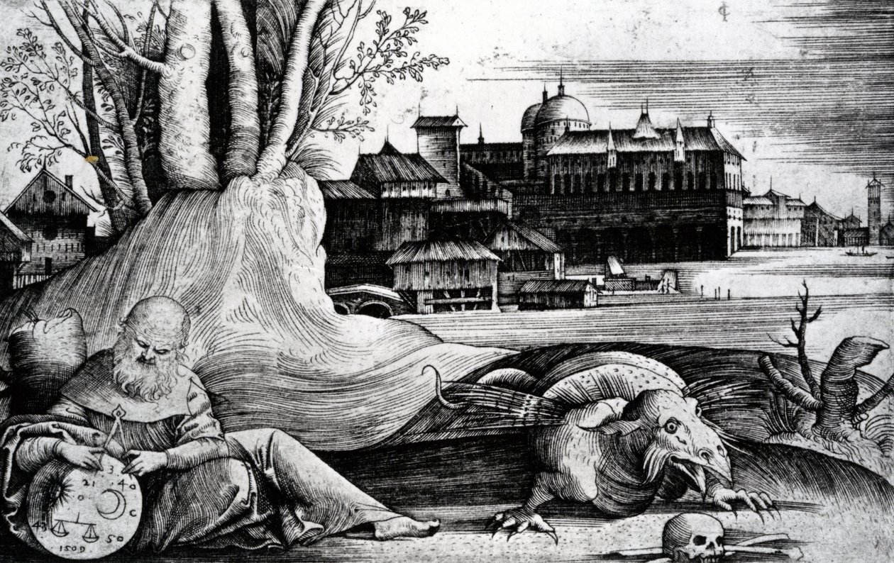 El astrólogo, 1509 de Giulio Campagnola