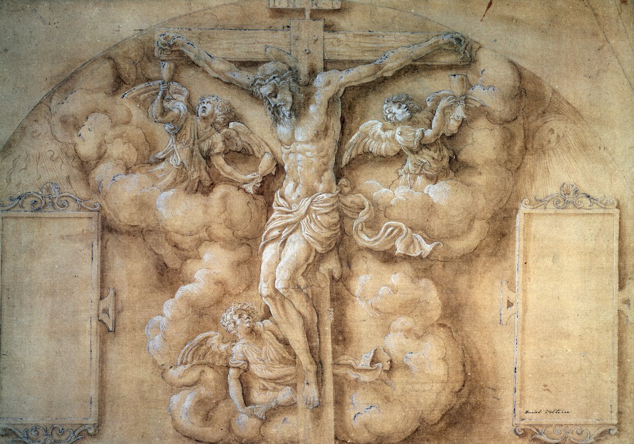 La Crucifixión, 1547 de Giulio Campi