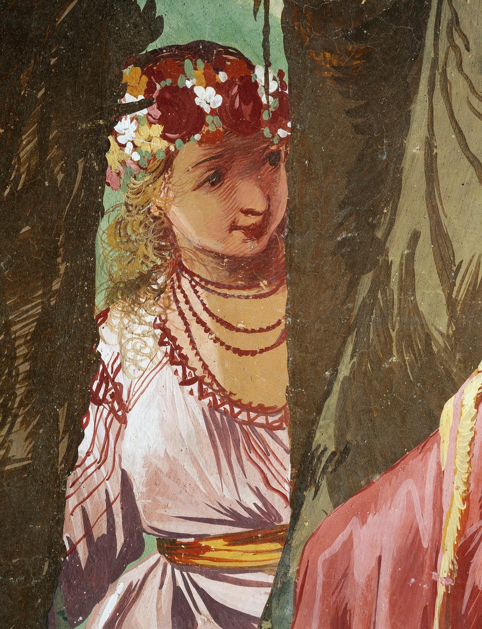La ninfa Amarilis coronada ganadora del concurso de besos de Giulio Carpioni