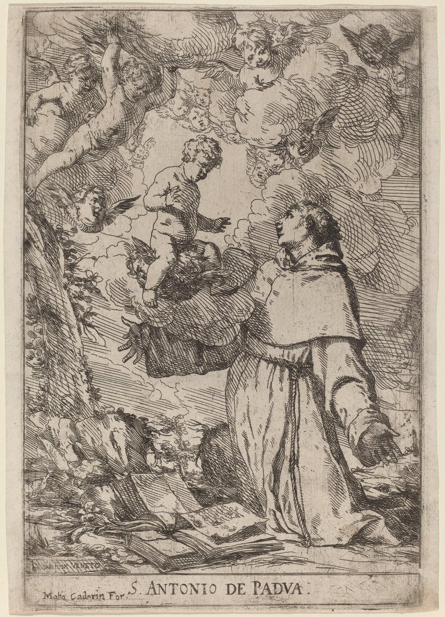San Antonio de Padua de Giulio Carpioni