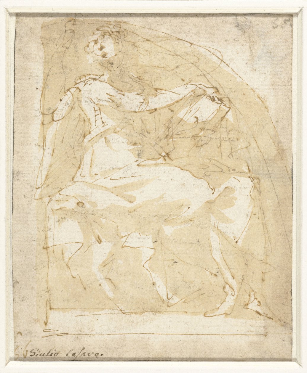 Ángel con un libro de Giulio Cesare Procaccini