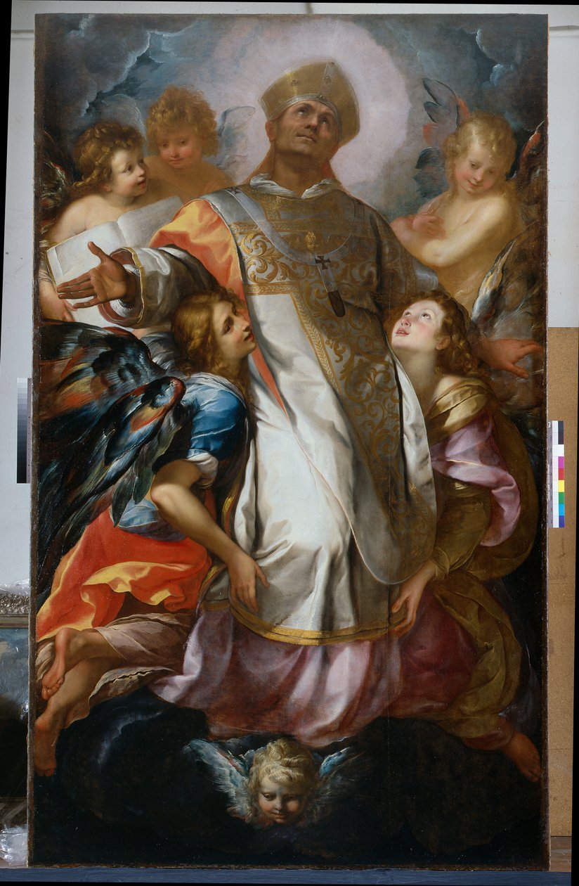 San Carlos en gloria de Giulio Cesare Procaccini
