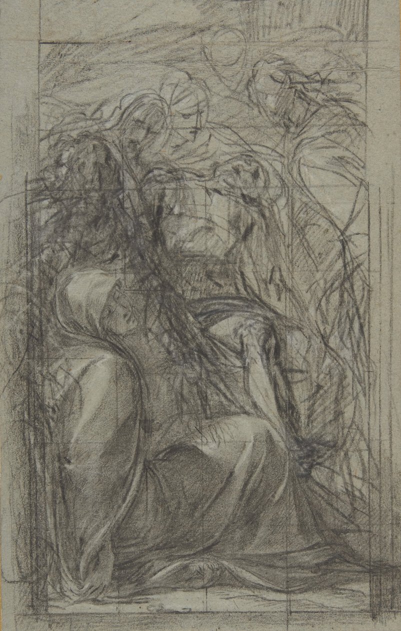 Estudio para la Pietà, 1604 de Giulio Cesare Procaccini