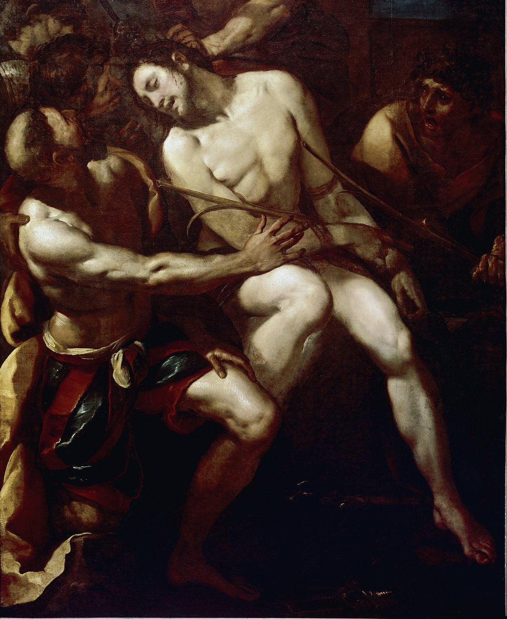 La Coronación de Espinas (detalle) de Giulio Cesare Procaccini