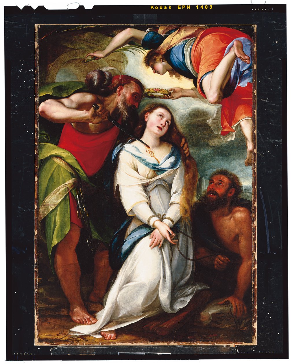 El martirio de Santa Inés de Giulio Cesare Procaccini