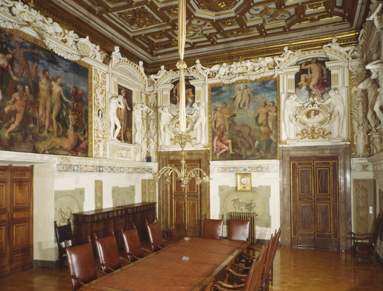 Sala de las Cuatro Estaciones de Giulio Mazzoni