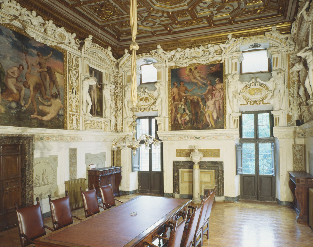 Sala de las Cuatro Estaciones de Giulio Mazzoni