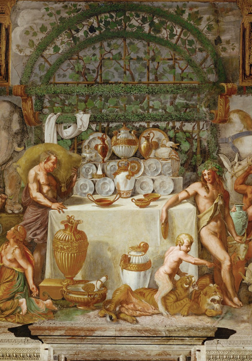 Bacchanalia (fresco) de Giulio Romano