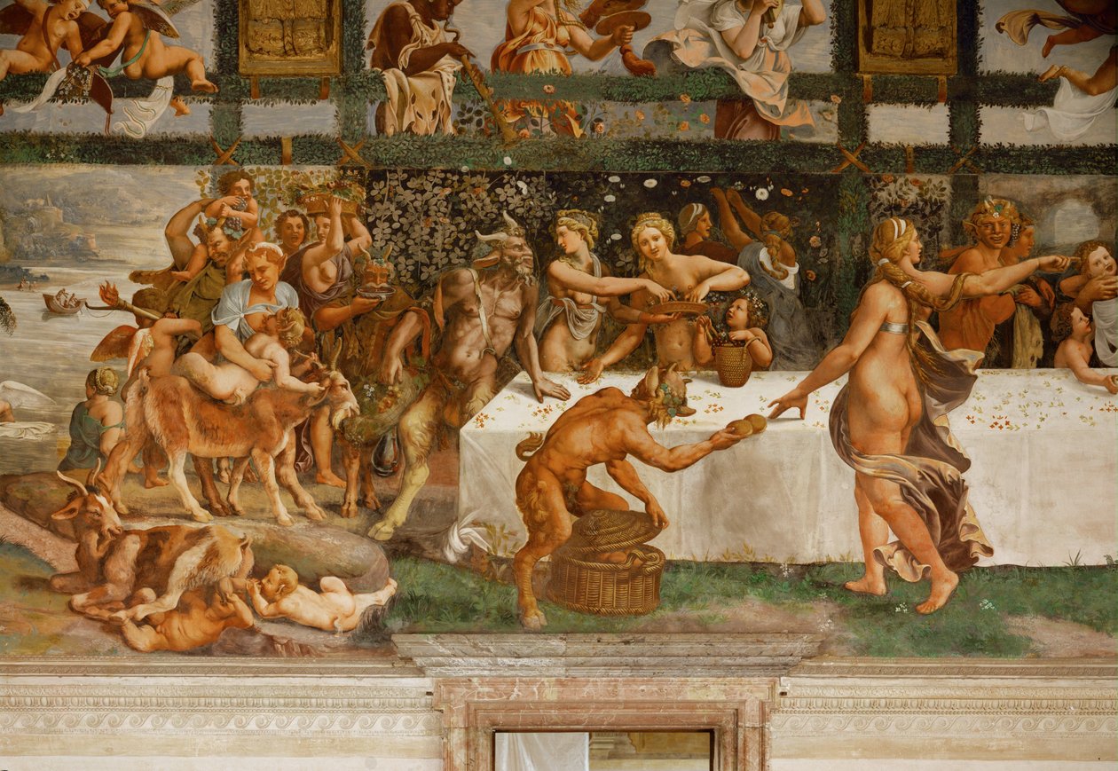 Bacchanalia (fresco) de Giulio Romano
