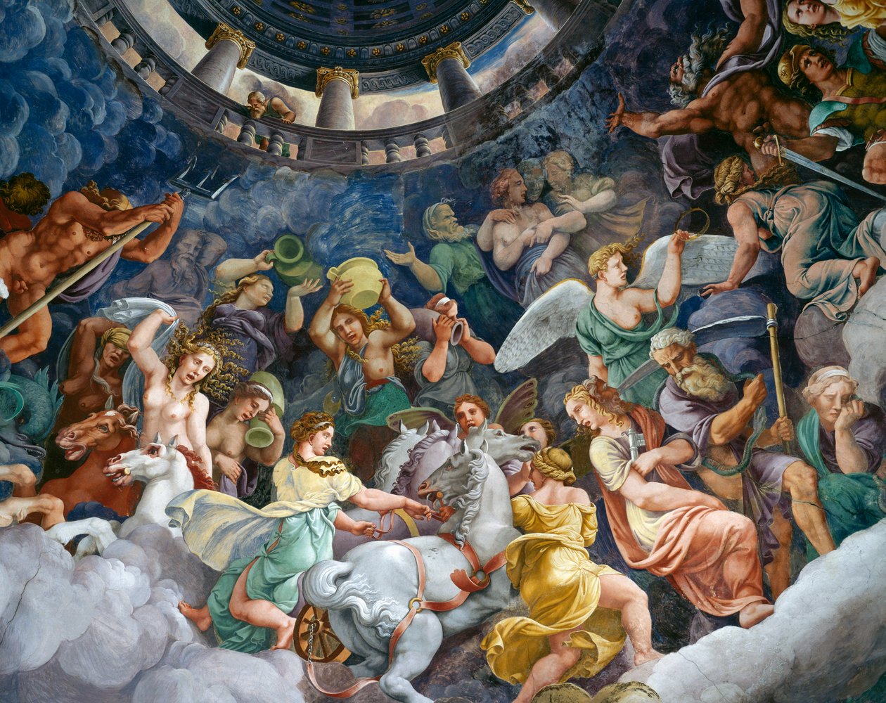 Dioses del Olimpo de Giulio Romano