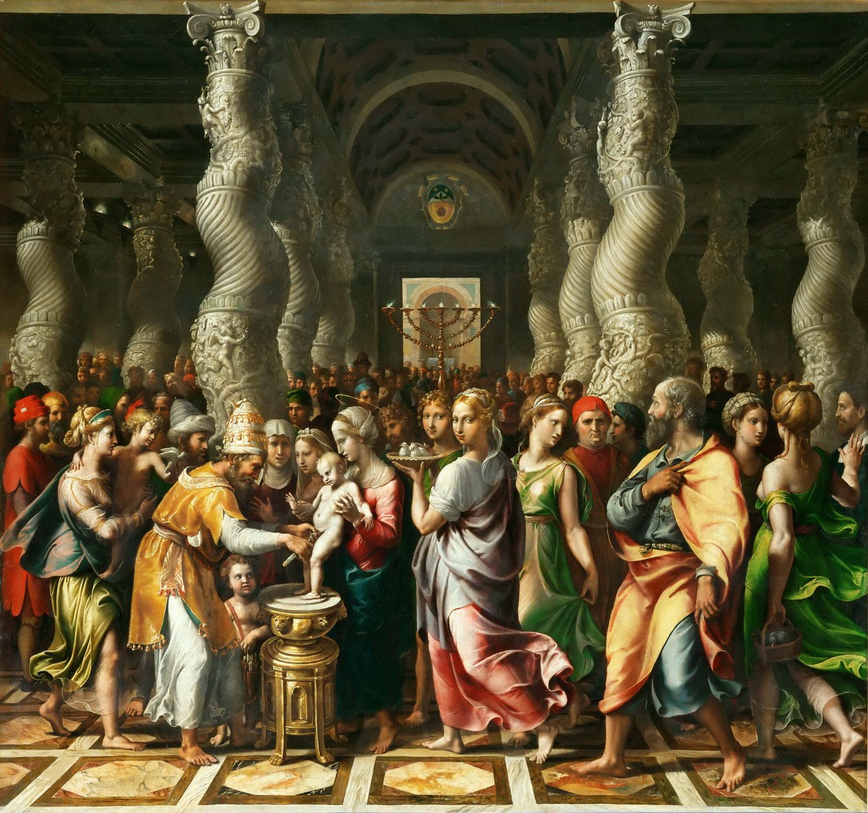 La circuncisión, primera mitad del siglo XVI de Giulio Romano