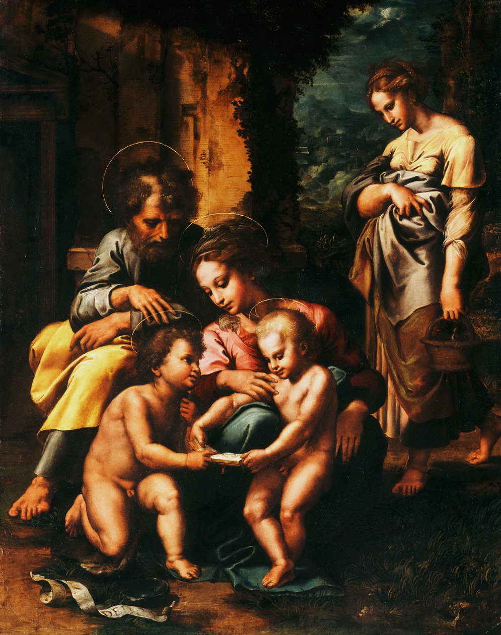 La Sagrada Familia Spinola de Giulio Romano
