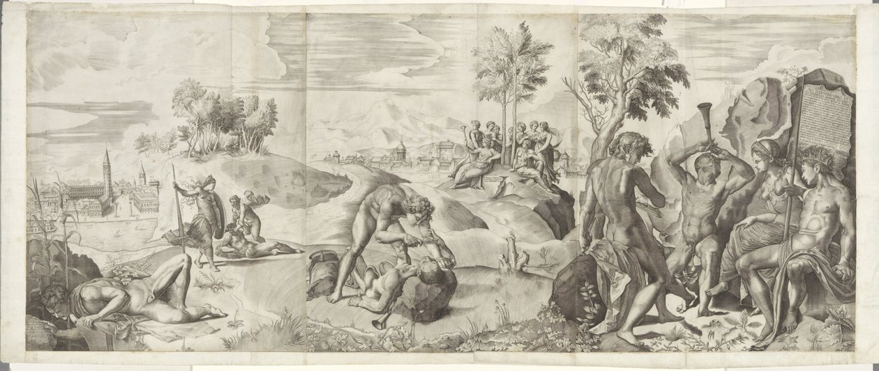 Apolo en Marsias de Giulio Sanuto