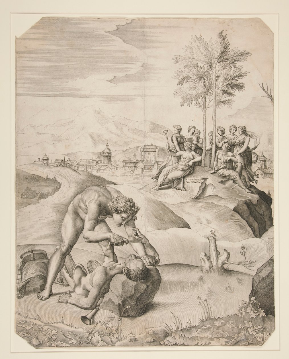 Desollamiento de Marsyas de Giulio Sanuto