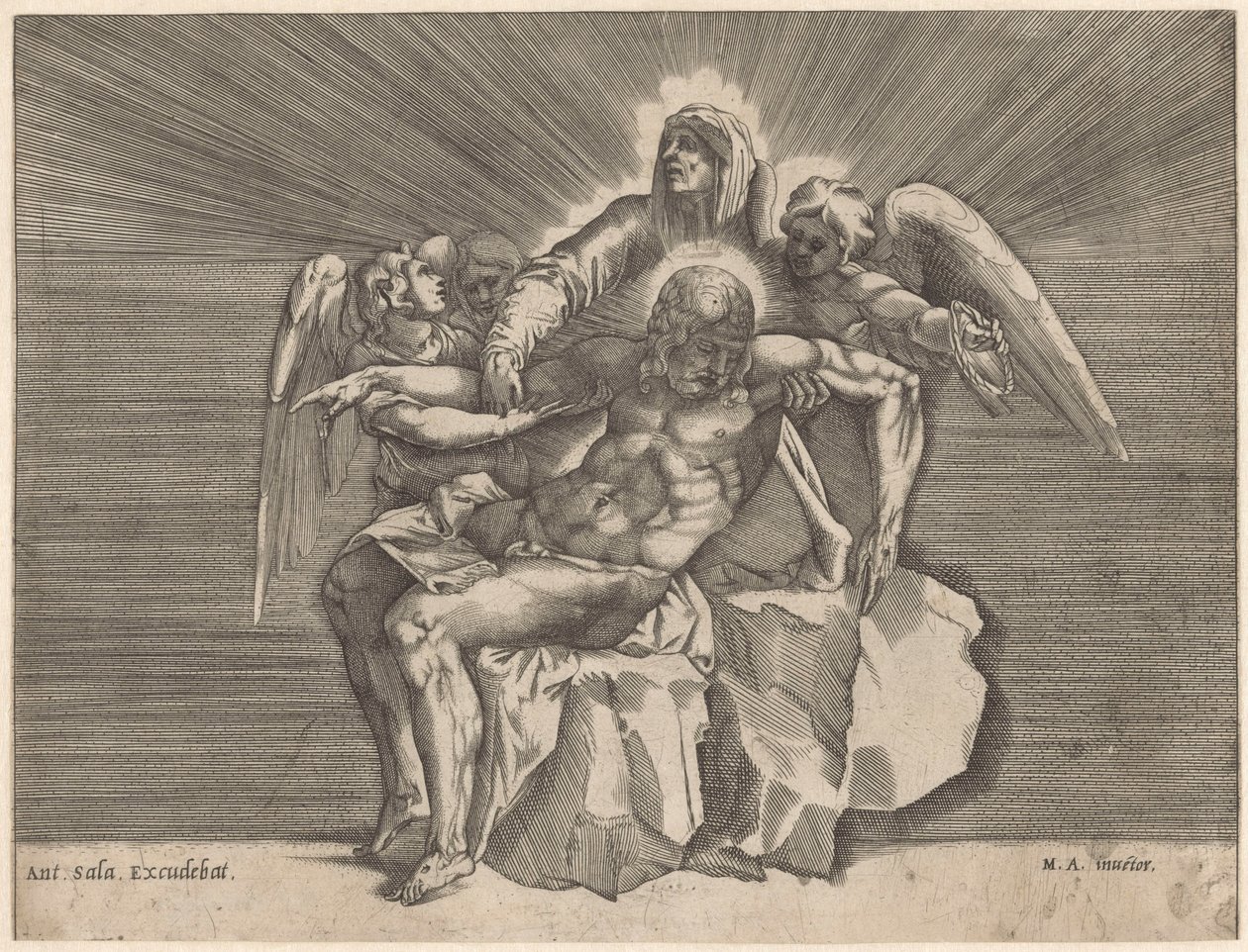 Piedad de Giulio Sanuto