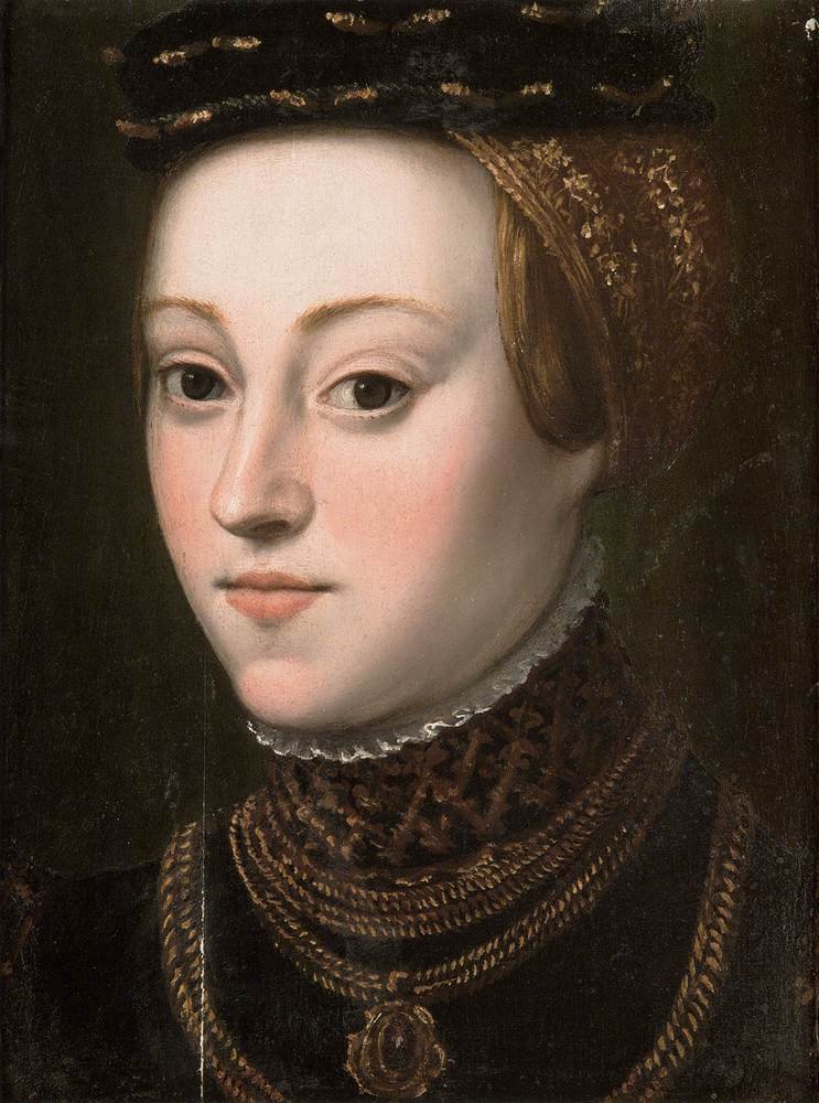 Busto de una hija de Fernando I de Giuseppe Arcimboldo