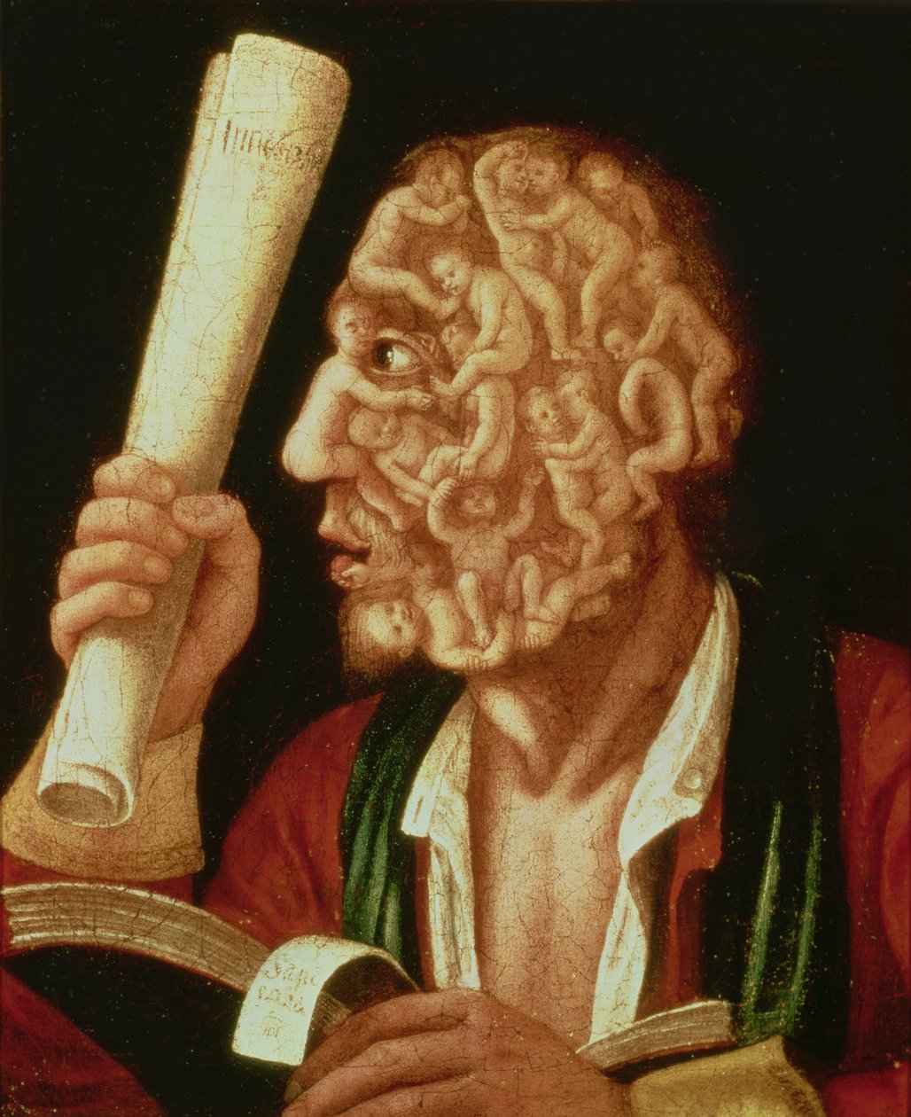 Retrato de Adán de Giuseppe Arcimboldo