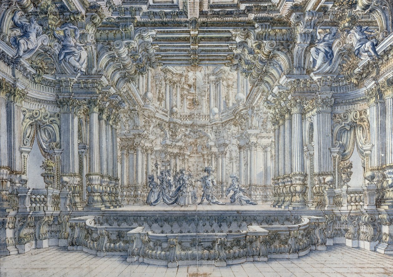 Escenario de Teatro de Giuseppe Bibiena