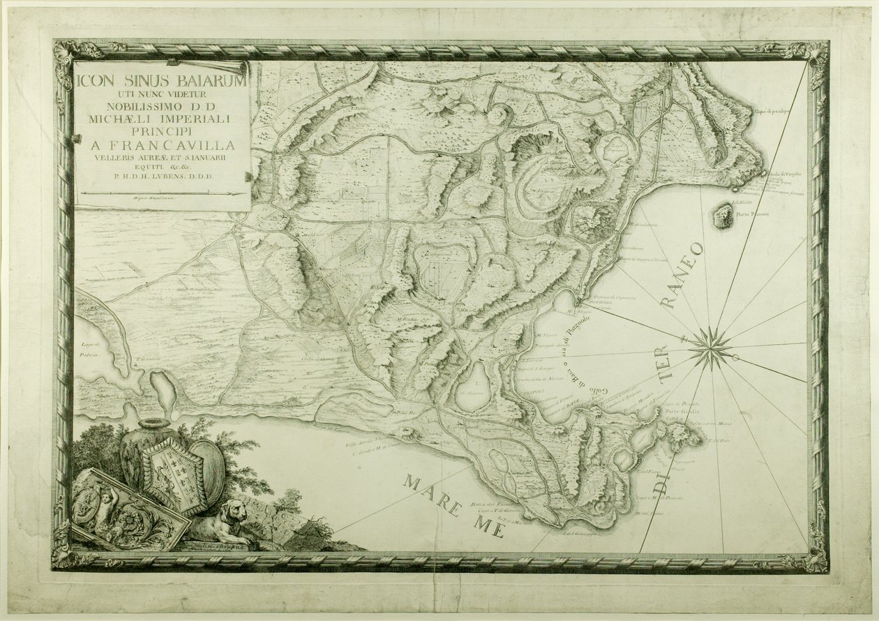 Icono del Golfo de Nápoles de Giuseppe Bracci