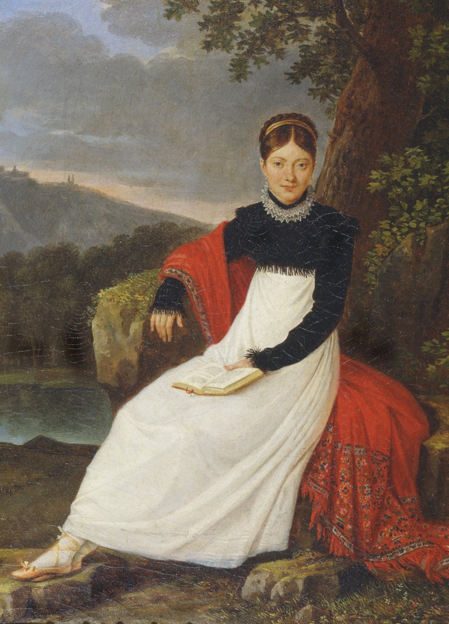 Retrato de María Carolina de Austria, Reina de Nápoles y Sicilia de Giuseppe Cammarano