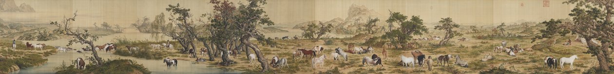 Cien caballos de Giuseppe Castiglione