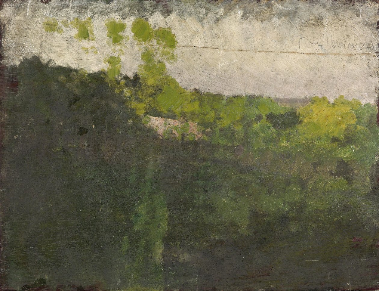El estanque en el Bois de Boulogne de Giuseppe de Nittis