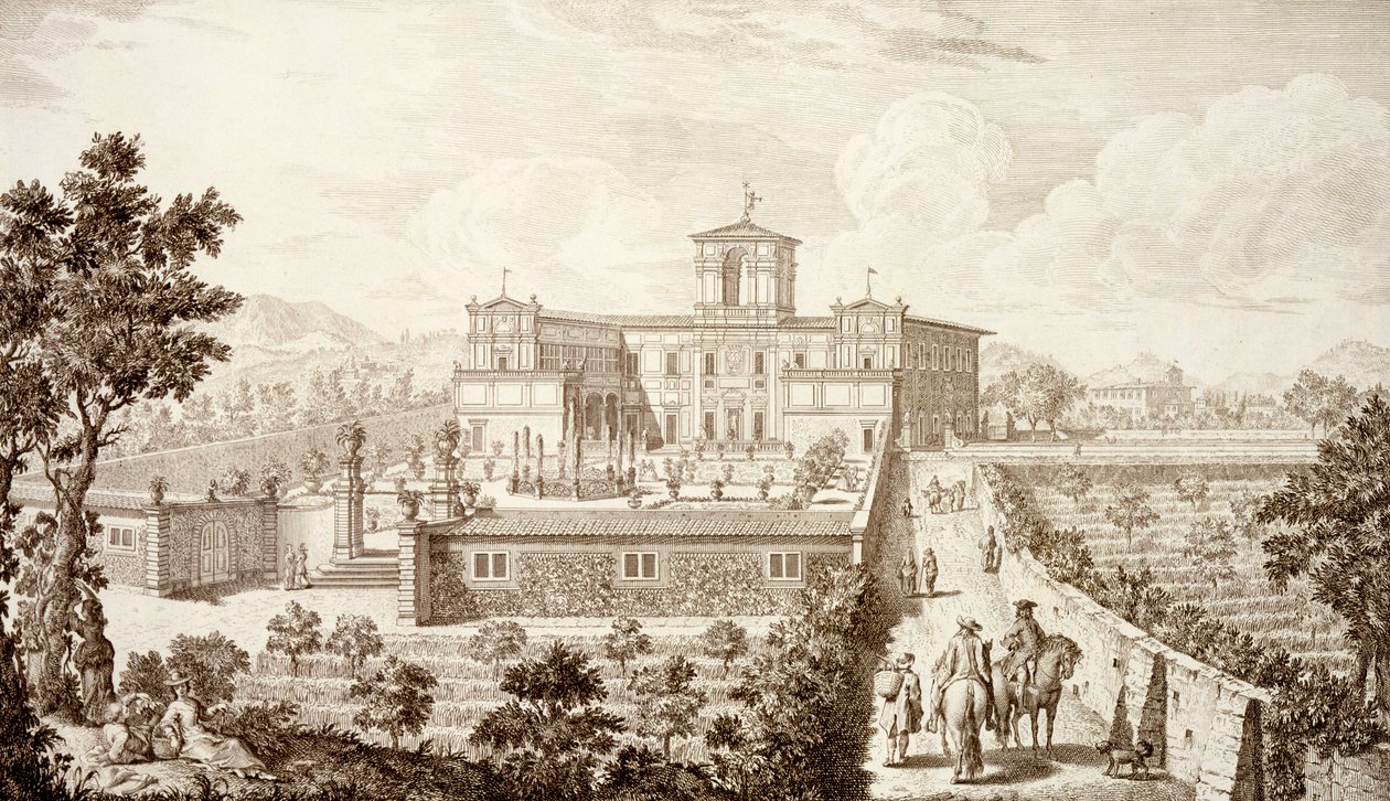 Vista de la Villa di Montughi, de 