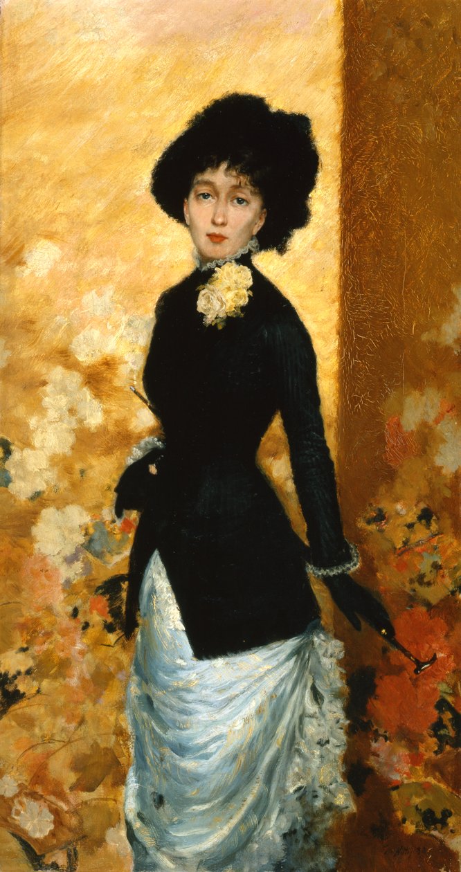 Retrato de una Mujer, 1880 de Giuseppe de Nittis