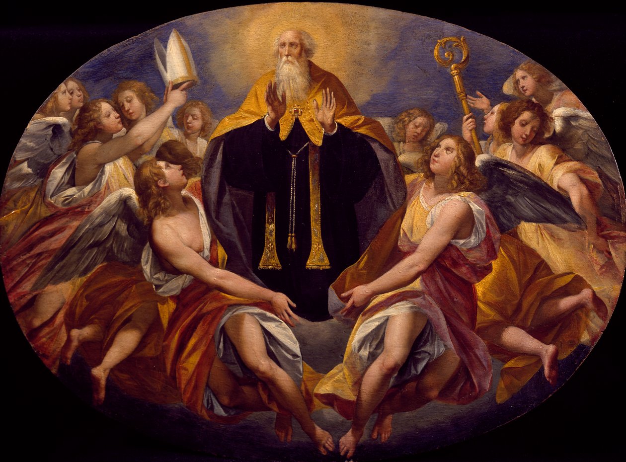 San Benito en la gloria de Giuseppe Cesari (1568-1640) de Giuseppe Cesari