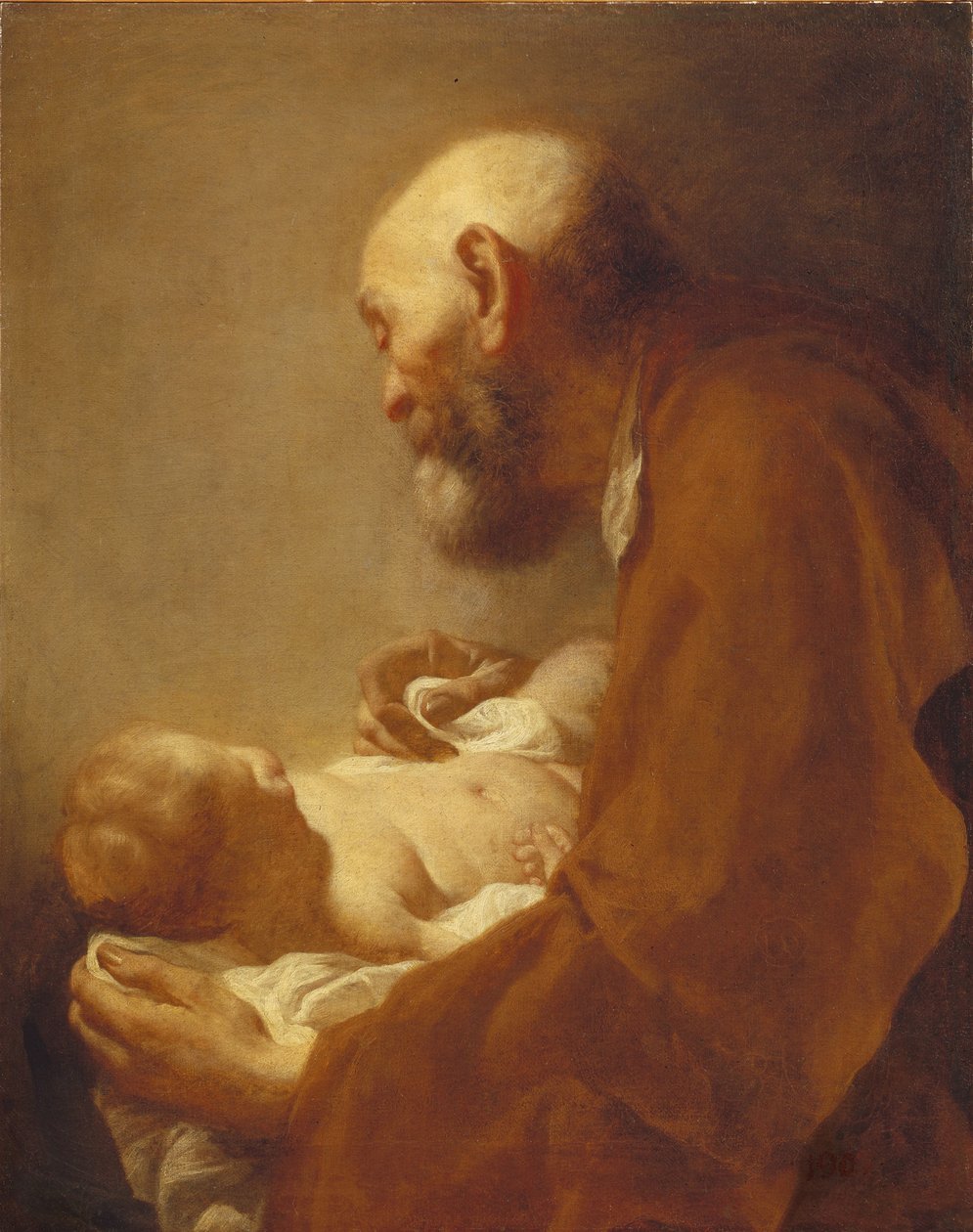 San Simón con el Niño Jesús de Giuseppe Angeli