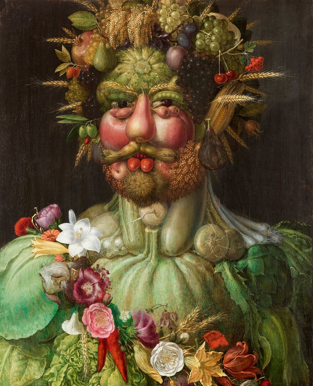 Italiano: El emperador Rodolfo II como Vertumnus.  Rodolfo II de Habsburgo como Vertumno de Giuseppe Arcimboldo