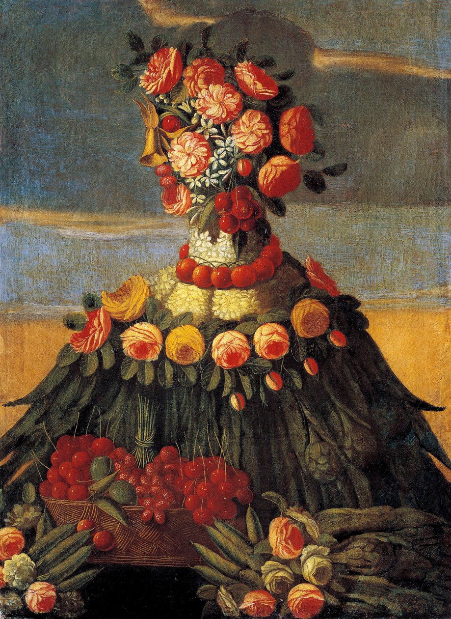 Primavera Pintura del taller de Giuseppe Arcimboldo de Giuseppe Arcimboldo