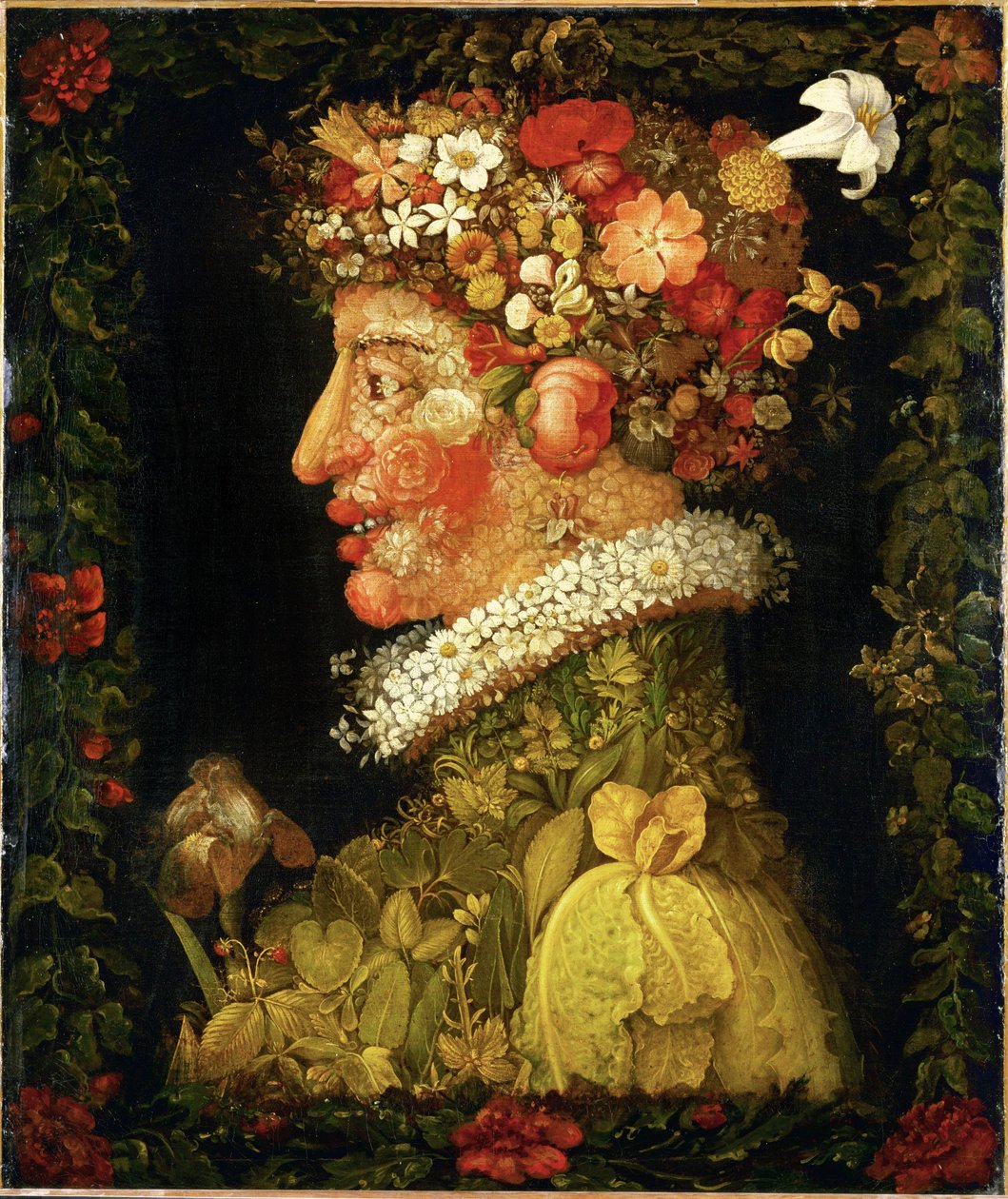 Primavera, alegoría ... de Giuseppe Arcimboldo
