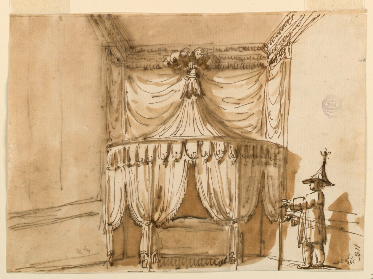 Alcoba con una figura de Giuseppe Barberi