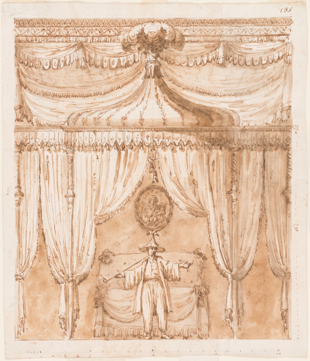 Alcoba con figura de Giuseppe Barberi