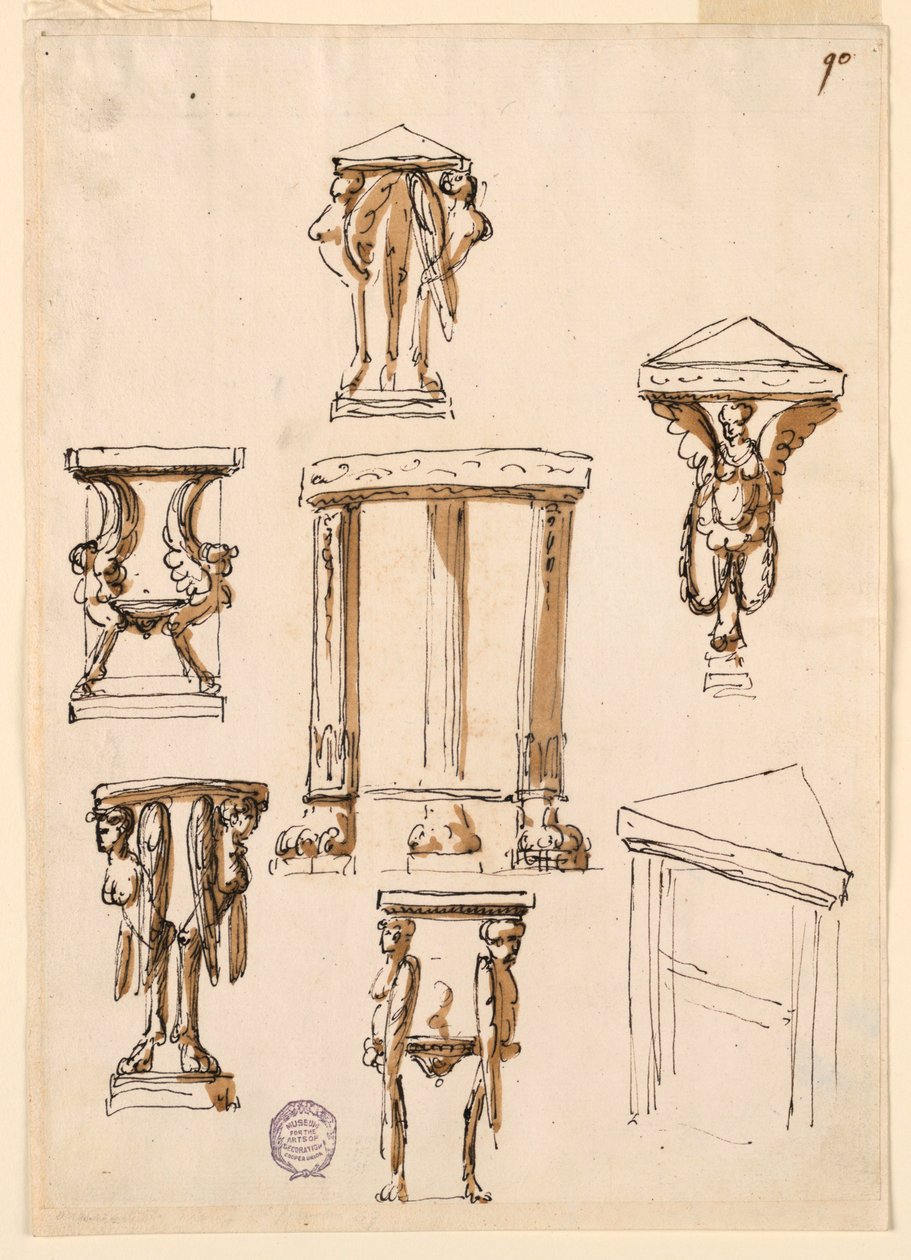 Mesas consola de Giuseppe Barberi