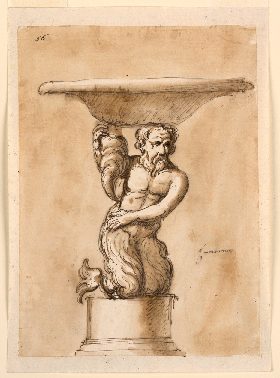 Diseño para un Lavamano de Giuseppe Barberi