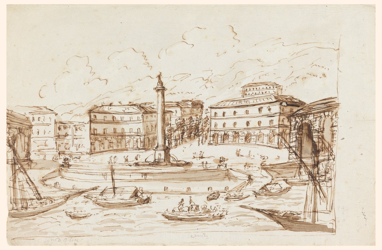 Puerto de Ajaccio, Córcega de Giuseppe Barberi