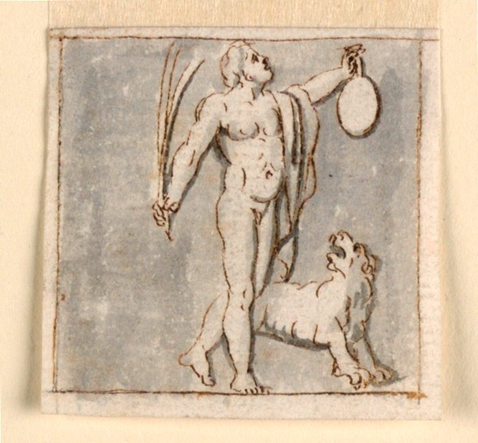 Dionisio con pantera de Giuseppe Bernardino Bison