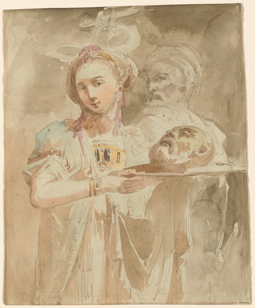 Salomé con la Cabeza de San Juan Bautista de Giuseppe Bernardino Bison