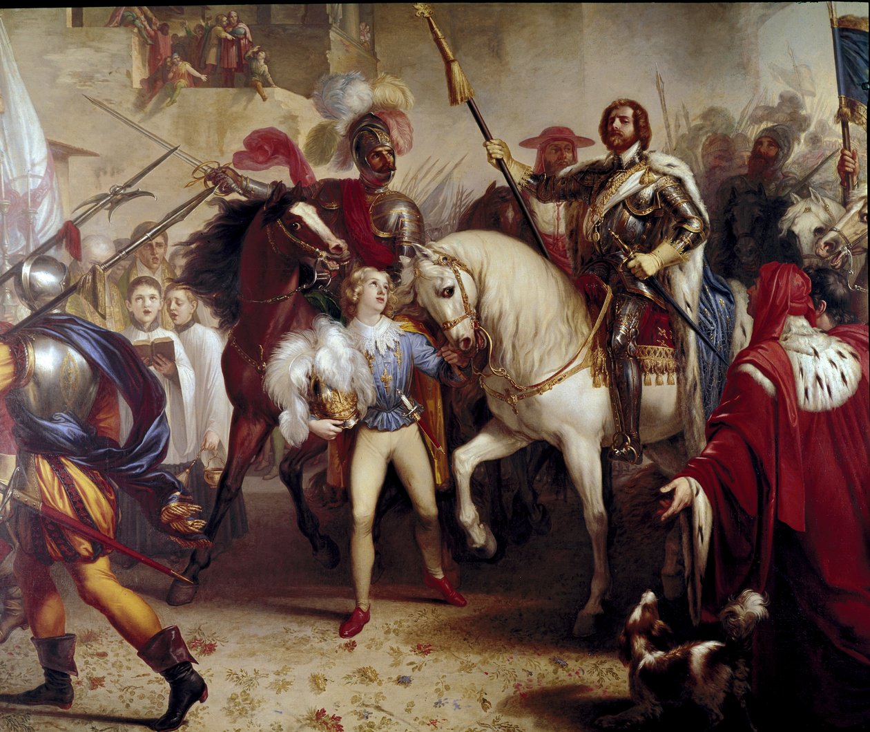 La entrada de Carlos VIII en Florencia de Giuseppe Bezzuoli