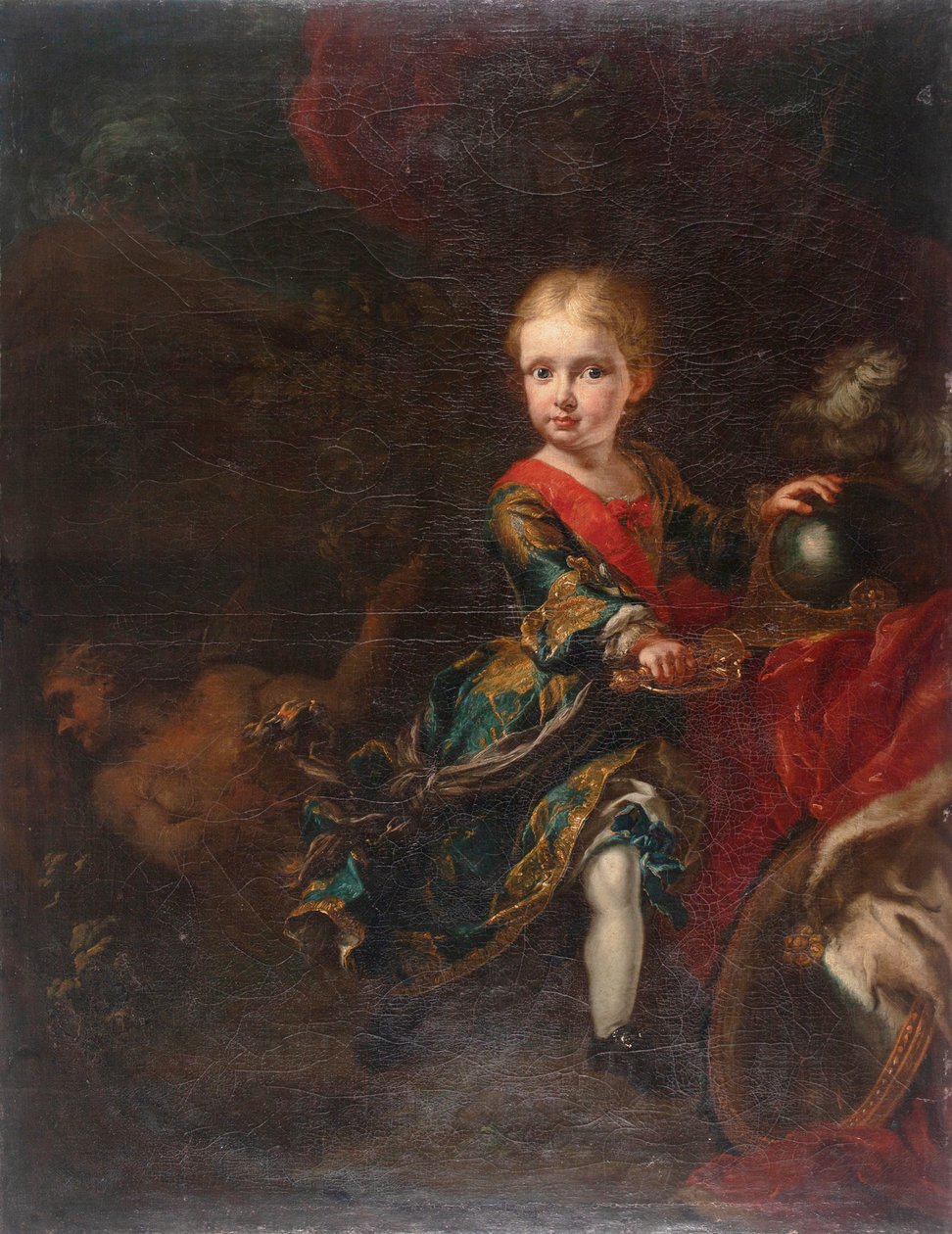 Infante Fernando de Borbón, como dios Marte de Giuseppe Bonito