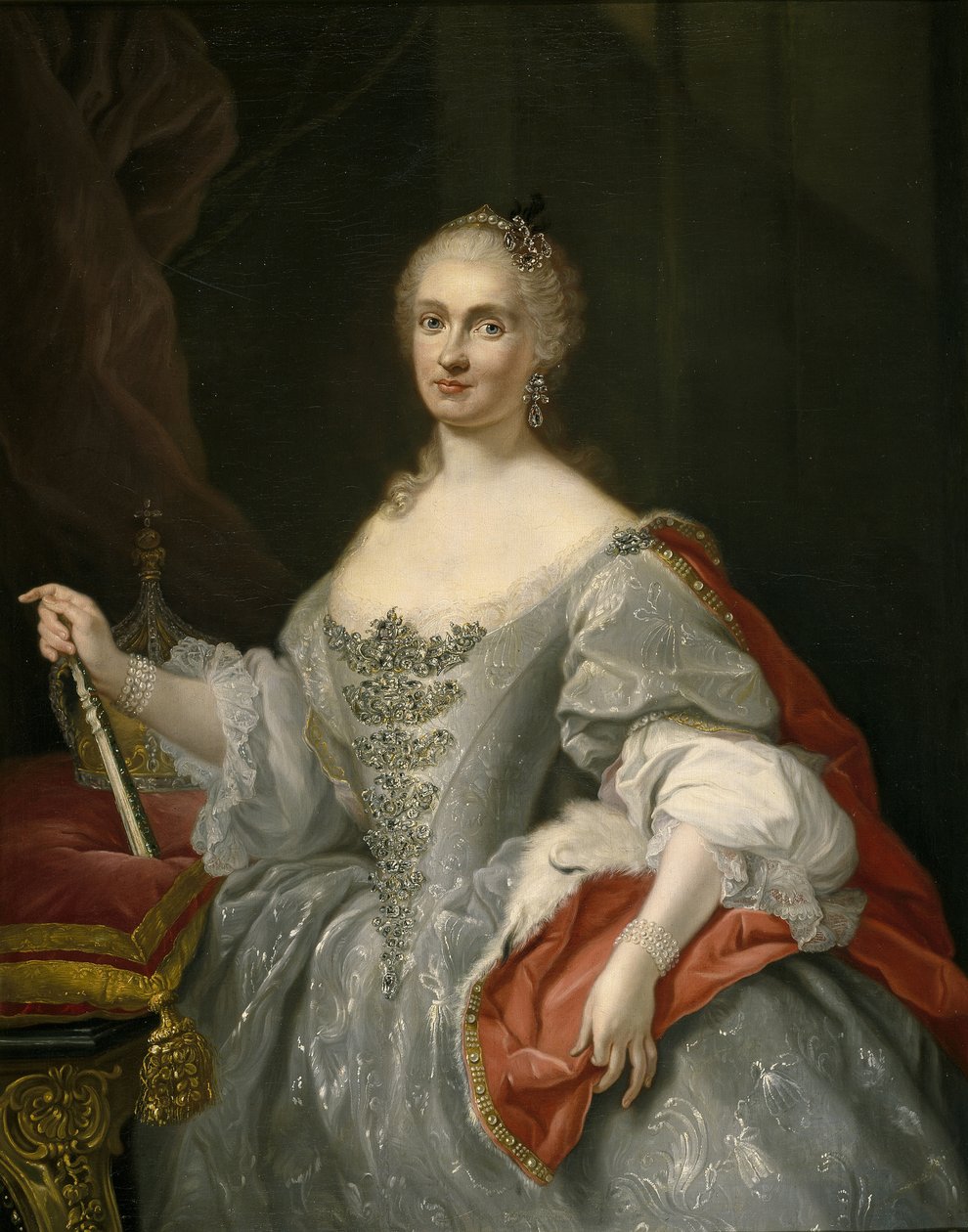 María Amalia de Sajonia 1724-1760, Reina de Nápoles de Giuseppe Bonito