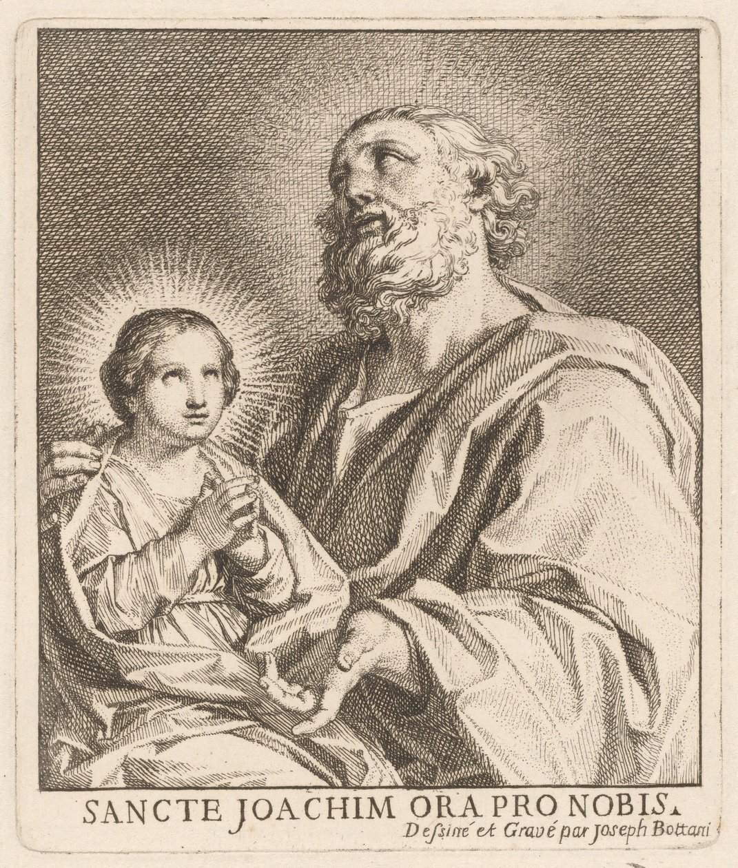 San Joaquín y la Virgen María Infante de Giuseppe Bottani