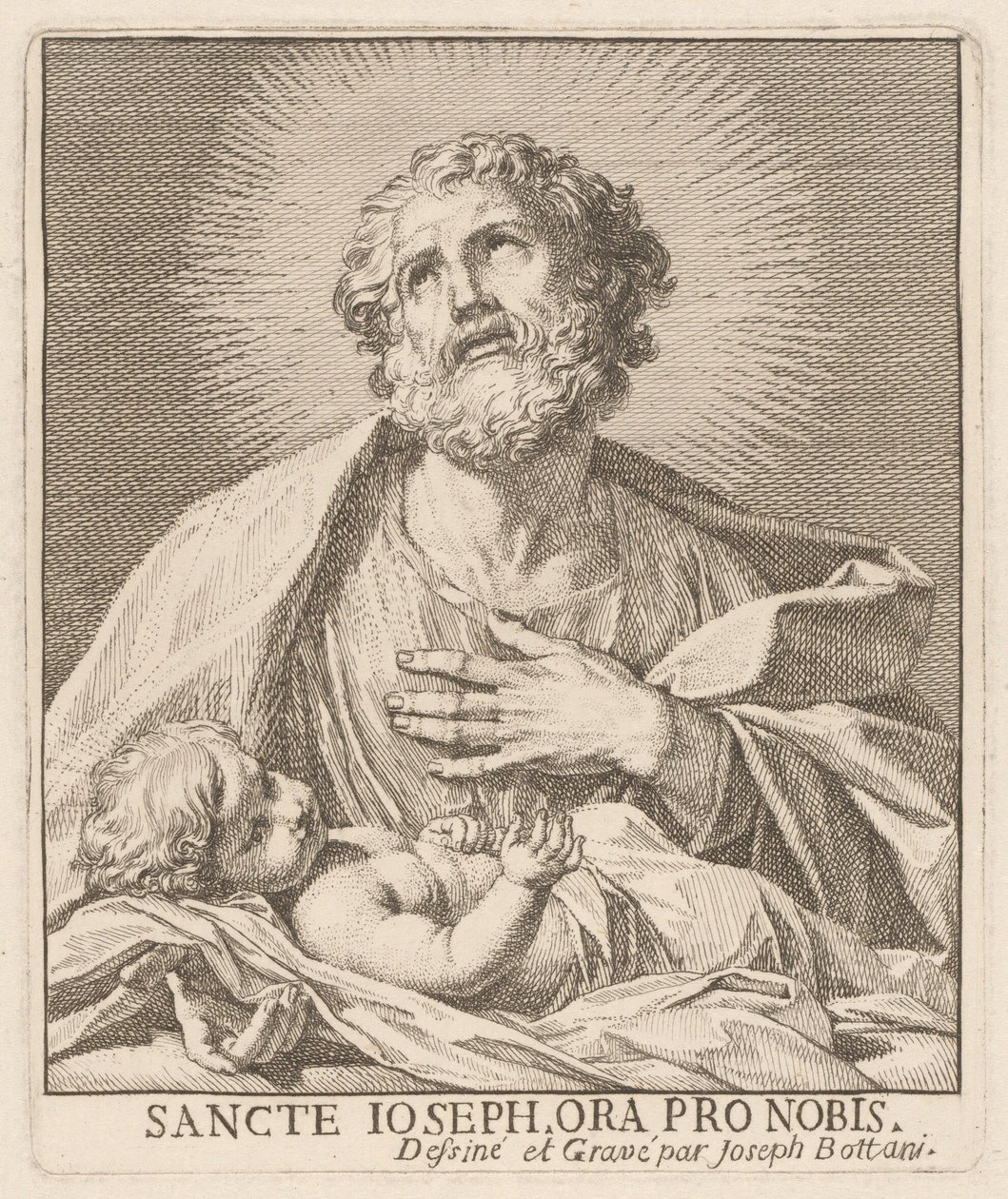 San José y el Niño Jesús de Giuseppe Bottani