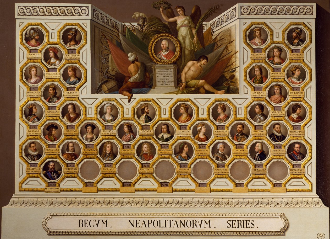 Rey de Nápoles de 1154 a 1859, por Giuseppe Cammarano de Giuseppe Cammarano